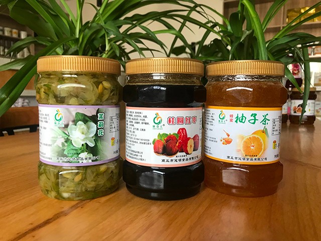 茉莉花花茶、桂圓紅棗花茶、柚子花茶